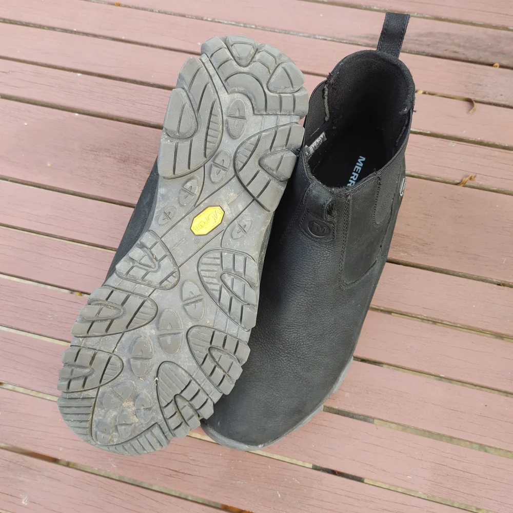 Merrell Men's Black Chukka Hiking Boots
